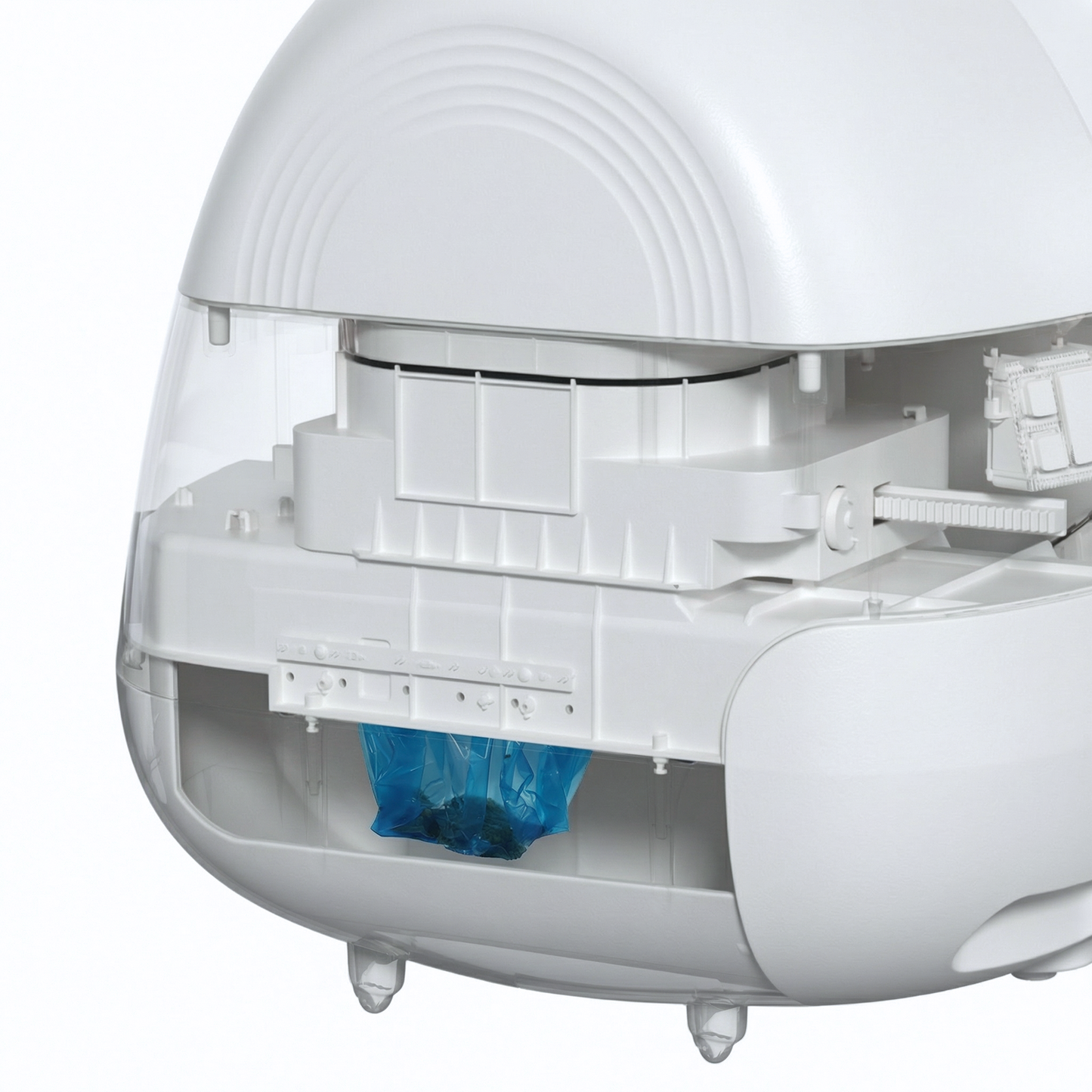 Pawdi Bagged Potty 1.0 - the best odor control cat litter box