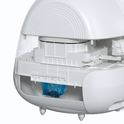 Pawdi Bagged Potty 1.0 - the best odor control cat litter box